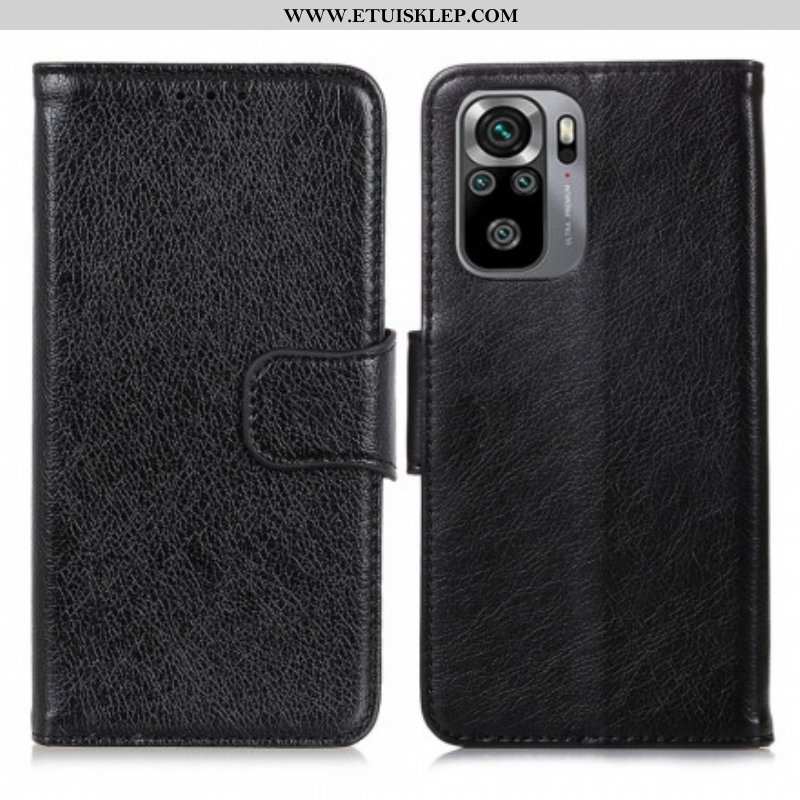 Etui Folio do Poco M5s Dwoina Skóry Nappa